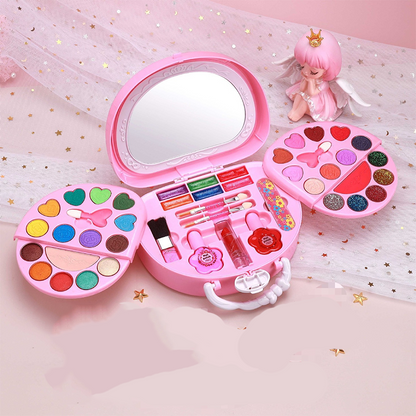 💄 50% RABATT! 👜 Kinder Abwaschbares Make-up-Spielzeug-Set – Tragbare Handtasche, abwaschbar & bunt – Perfekt für kreative Rollenspiele & kleine ✨