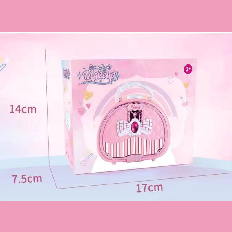 💄 50% RABATT! 👜 Kinder Abwaschbares Make-up-Spielzeug-Set – Tragbare Handtasche, abwaschbar & bunt – Perfekt für kreative Rollenspiele & kleine ✨