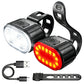 🚴【Limitiertes Angebot – 50% Rabatt】💡 USB-aufladbares Fahrradlicht-Set – Helles LED-Licht, USB-aufladbar & einfache Montage – Perfekt für Nachtfahrten & städtisches Pendeln 🚦