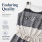 Women's Striped Sleeveless Dress with Drawstring Waist