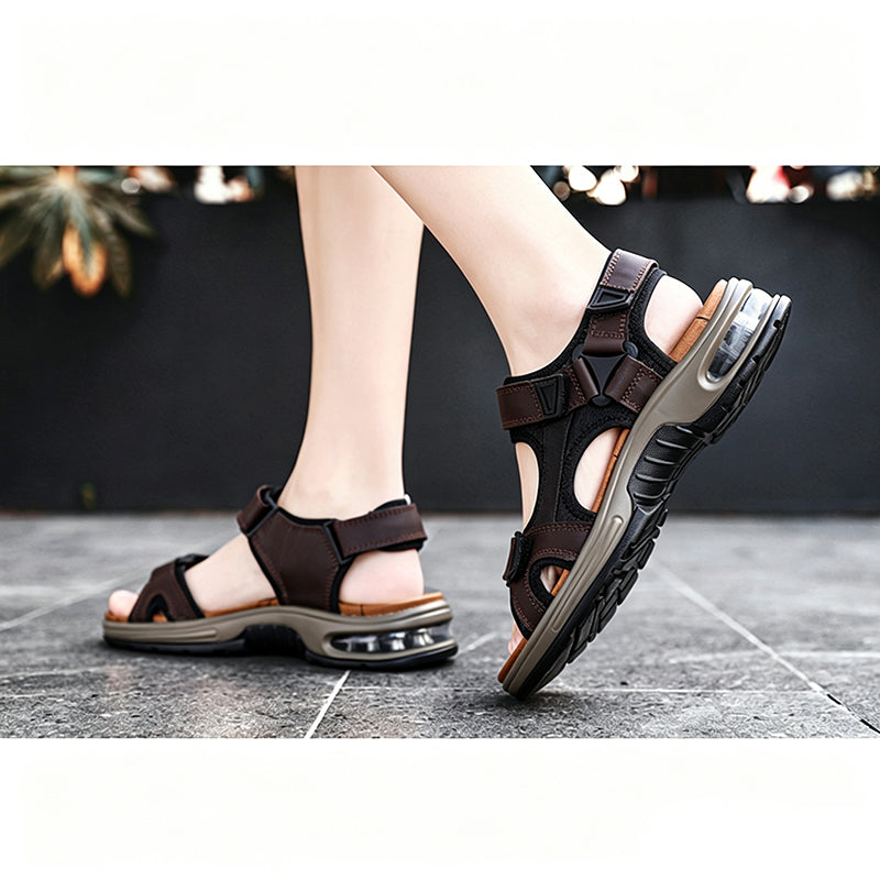🏃‍♂️ 52 % Rabatt – Herren-Sportsandalen mit Luftpolstersohle – weiches Fußbett, rutschfeste Sohle & langlebig – ideal für Spaziergänge, Reisen & aktive Tage 🌿