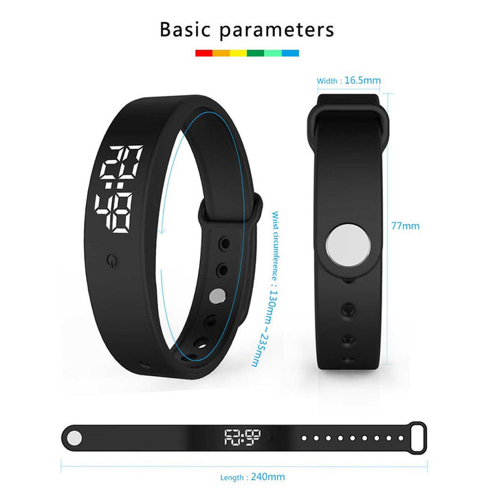 ⌚ 50% RABATT! 🏋️ SmartSense Smartband – Fitness-Tracking & Schrittzähler – Ideal für Aktivität & Gesundheit im Alltag 💪