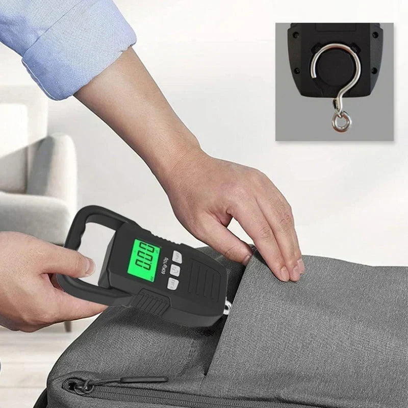🧳 50% RABATT! ⚖️ Digitale Kofferwaage wiederaufladbar – Präzise, kompakt & einfach zu bedienen – Ideal zur Vermeidung von Übergepäckgebühren ✈️