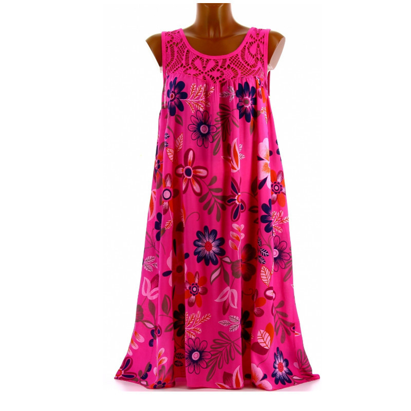 💥Letzter Tag – 50% RABATT!!⚡Über 50.000 verkauft👗Elegantes, ärmelloses Damen-Kleid mit Blumenmuster