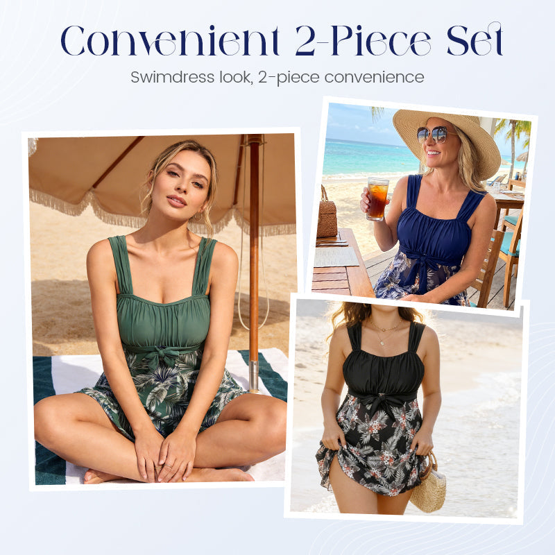 👙 50% RABATT! ☀️ 2-teiliges Badeanzug-Set in Übergröße – Figurformend, bequem & stilvoll – Perfekt für Strand, Pool & heiße Tage 🌊