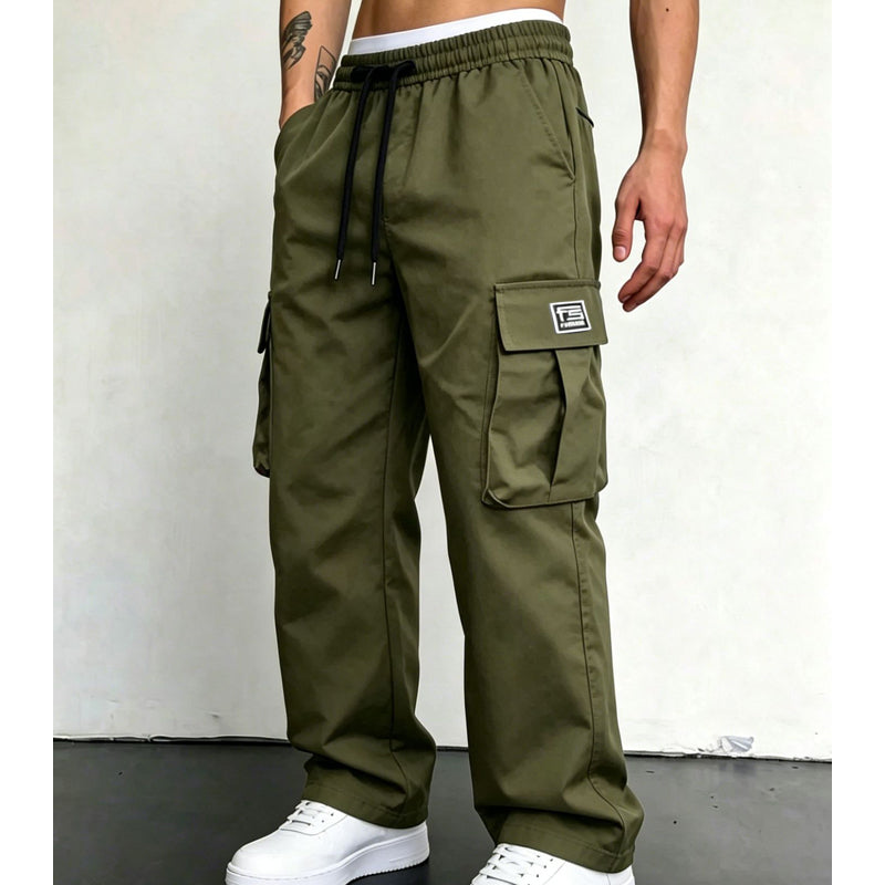 Herren Cargohose in lockerer Passform, lässig