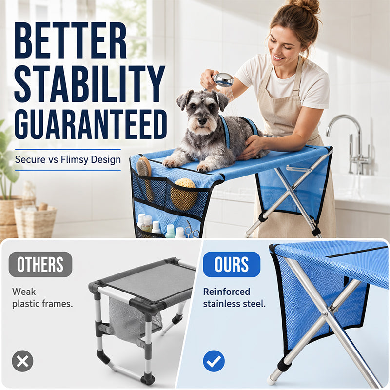 🥳HEISSER SALE 2026🥳💞50.000+ VERKAUFT!👵❤️ 2-in-1 Faltbares Haustier-Pflegebett🐱🐶🛋️