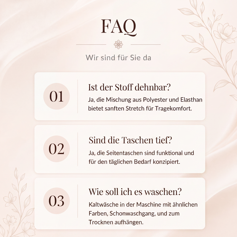 🌸🔥50% RABATT!🔥🔥Blumiges V-Ausschnitt-Kleid mit Taillendrehung – elegant und lässig für jeden Anlass
