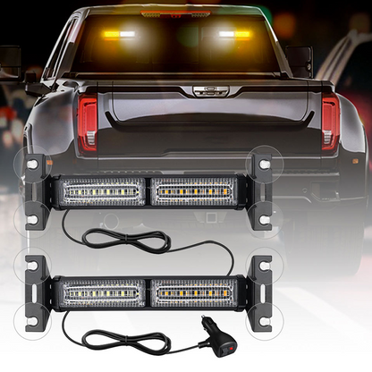 🚨 50% RABATT! 💡 Hochsichtbare LED-Blitzleiste – Warnblinklicht mit Stroboskop-Funktion – Ideal für Baustellen, Pannenhilfe & Sicherheit auf der Straße 🚧
