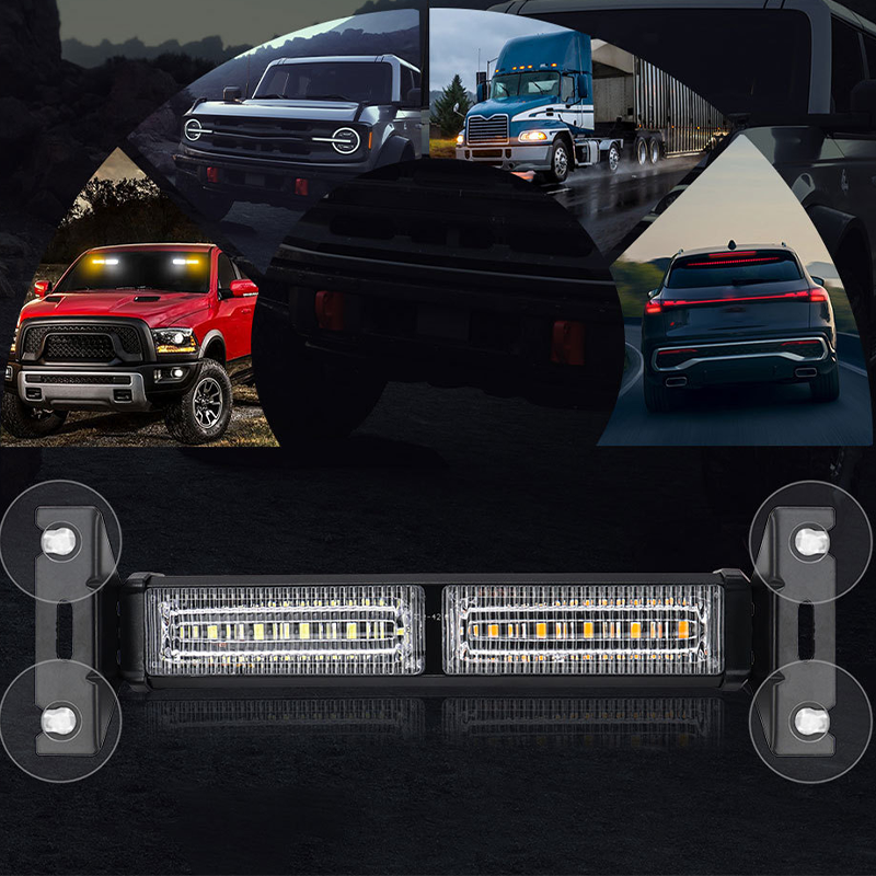 🚨 50% RABATT! 💡 Hochsichtbare LED-Blitzleiste – Warnblinklicht mit Stroboskop-Funktion – Ideal für Baustellen, Pannenhilfe & Sicherheit auf der Straße 🚧