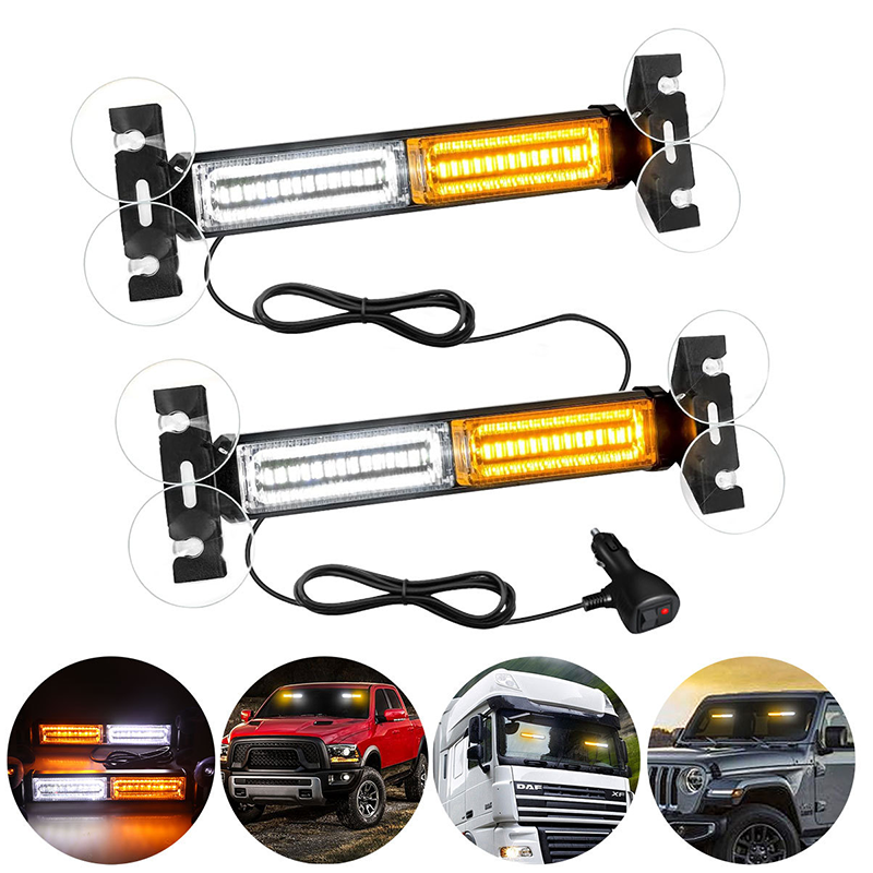 🚨 50% RABATT! 💡 Hochsichtbare LED-Blitzleiste – Warnblinklicht mit Stroboskop-Funktion – Ideal für Baustellen, Pannenhilfe & Sicherheit auf der Straße 🚧