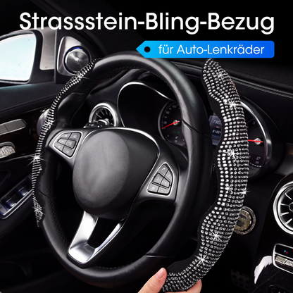 Glitzernde Strass-Hülle für Kfz-Lenkräder