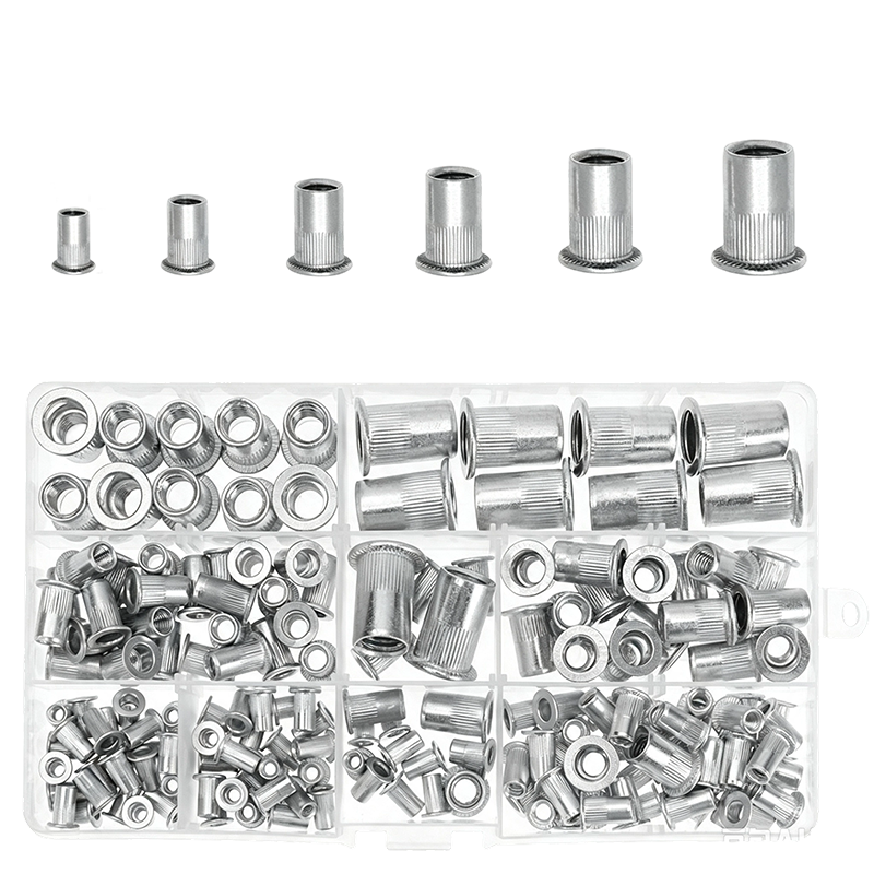 🔩 Sortiment an Rändelnietmuttern