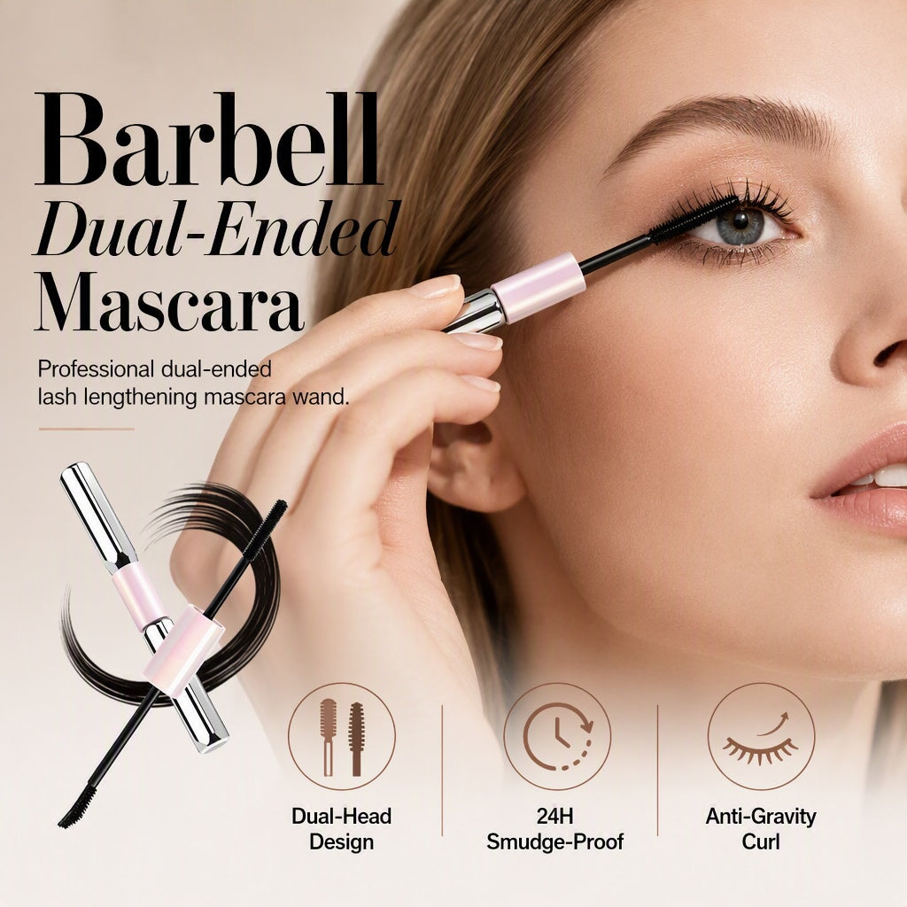 🎉💖Zeitlich begrenzt: 2 zum Preis von 1🌟🎁Über 65.000 Mal verkauft – Doppelseitige wasserfeste Volumen-Mascara