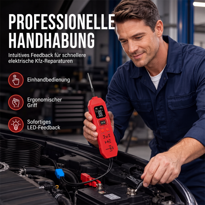 🎉 Sale 2026 – Über 20.500 Mal verkauft!🔌 2-in-1-Kfz-Stromkreis- und Relaistester mit Digitalanzeige ✨