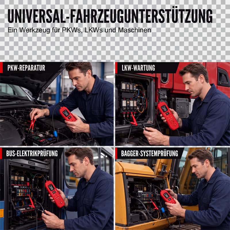 🎉 Sale 2026 – Über 20.500 Mal verkauft!🔌 2-in-1-Kfz-Stromkreis- und Relaistester mit Digitalanzeige ✨