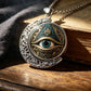 📢📢50 % RABATT !! ⏰👁️ Vintage-Halskette mit Allsehendem-Auge-Anhänger – detailreiches Motiv, aus leichtem Zinklegierung und vielseitig kombinierbar ✨