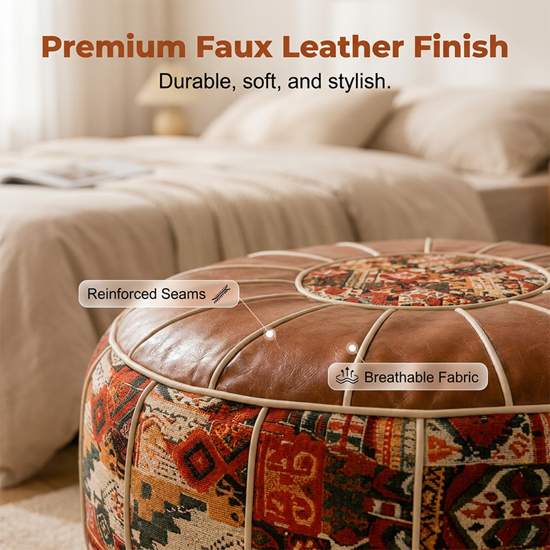 ⏰⏳Zeitlich begrenzter 50 % Rabatt!!!🔥🎁Multifunktionaler Aufbewahrungshocker – versteckter Stauraum, bequemer Sitz und Kunstlederoberfläche🛋️