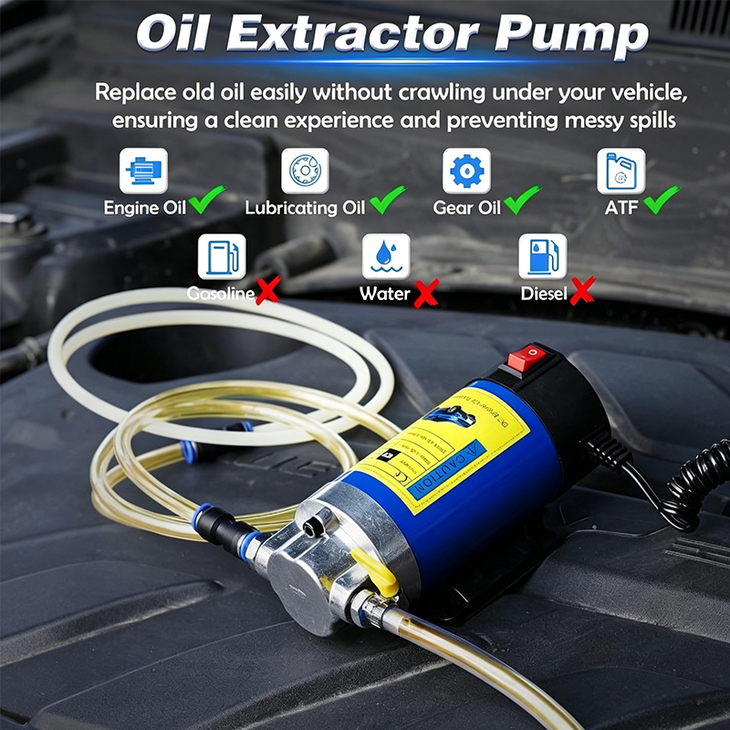 ✨44% Rabatt✨ 🔧 Tragbare 12V-Ölablasspumpe – Kupfermotor, inkl. Schläuche & Box – Ideal für Motor- & Getriebeölwechsel 🚗