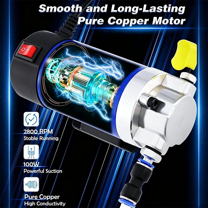 ✨44% Rabatt✨ 🔧 Tragbare 12V-Ölablasspumpe – Kupfermotor, inkl. Schläuche & Box – Ideal für Motor- & Getriebeölwechsel 🚗