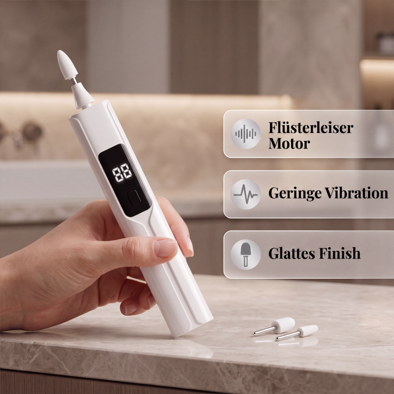 ⏳Zeitlich begrenztes Angebot⏳ 💅 Professionelles elektrisches Nagelfräser-Set – Hornhautentfernung, austauschbare Aufsätze & intelligentes LED-Display ✨