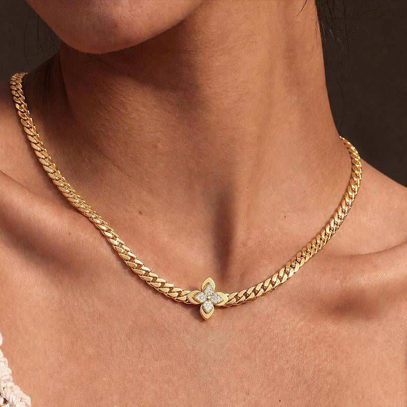 🌸 50% RABATT! ✨ Eleganter Edelstahl-Blumenanhänger – Feine Verarbeitung, langlebig & zeitlos – Ideal für den Alltag & als besonderes Geschenk 💎