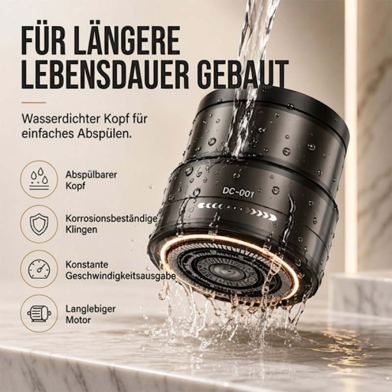 ⏳Zeitlich begrenztes Sonderangebot⏰2-in-1 intelligenter Elektrorasierer für Glatzen und Bartschneider mit Digitalanzeige
