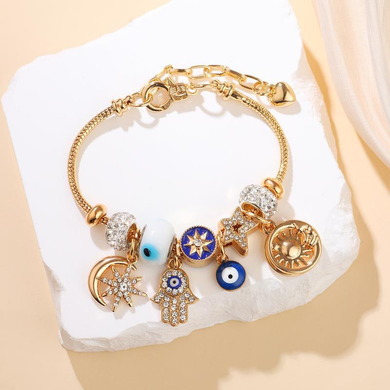 🌙✨ Celestial Armband mit Sonne-Mond-Anhänger ✨🌙