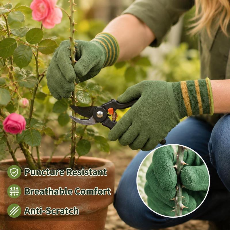 ⏳Zeitlich begrenztes Sonderangebot⏰Schützt Ihre Hände bei der Gartenarbeit – Robuste Gartenhandschuhe aus Gummi, rutschfest, abriebfest, geeignet für Pflanzenpflege und Beschneiden