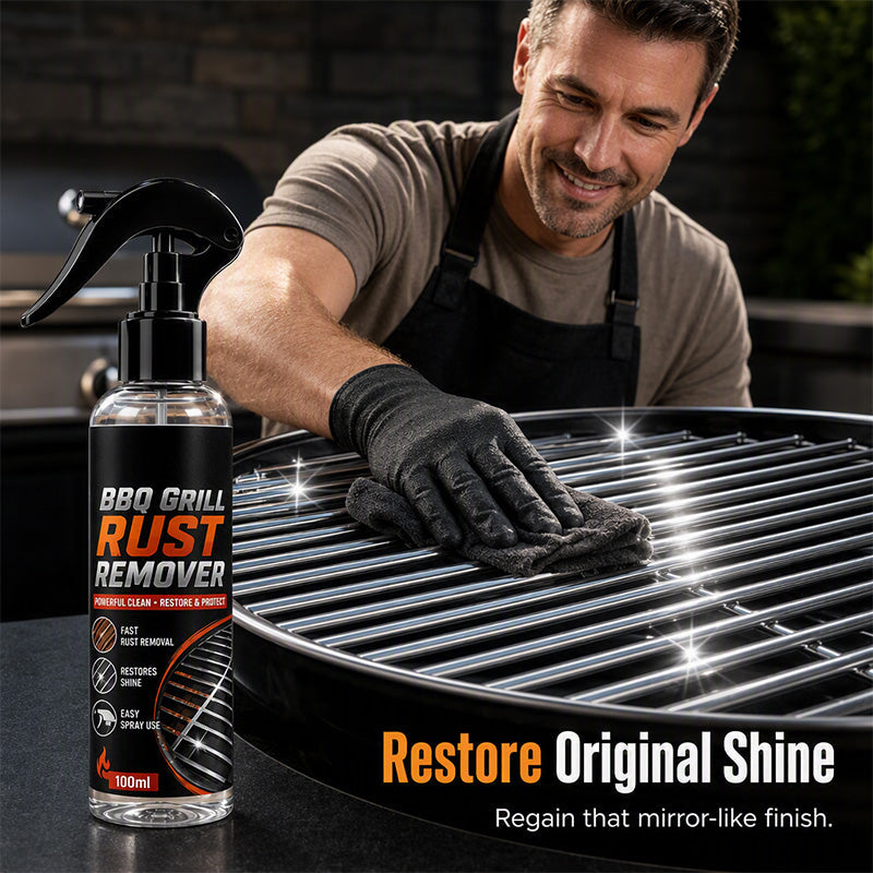 🔥⏰ 2+1 GRATIS nur für kurze Zeit – Grillrost-Rostentferner Spray für die Entfernung von Rost und hartnäckigen Ablagerungen🍖