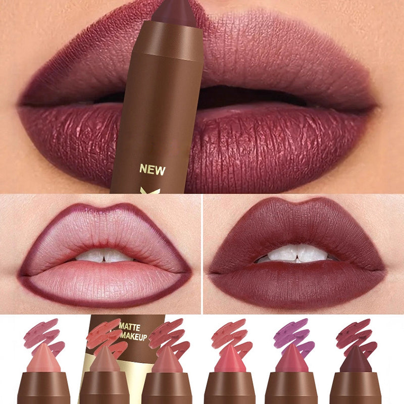 💄 KAUFE 1, ERHALTE 1 GRATIS! ✨ Matt Lippenstift-Stift für Damen – Langanhaltend, abriebfest & intensiv – Perfekt für Alltag & Party 💋