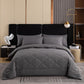 ⏰🛏️3-teiliges Steppbett-Set aus gebürsteter Mikrofaser