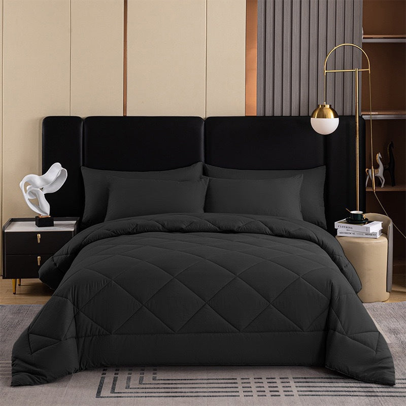⏰🛏️3-teiliges Steppbett-Set aus gebürsteter Mikrofaser