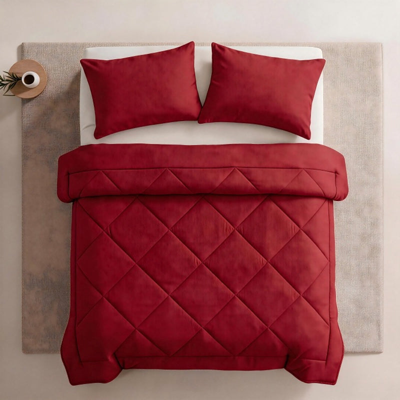 ⏰🛏️3-teiliges Steppbett-Set aus gebürsteter Mikrofaser