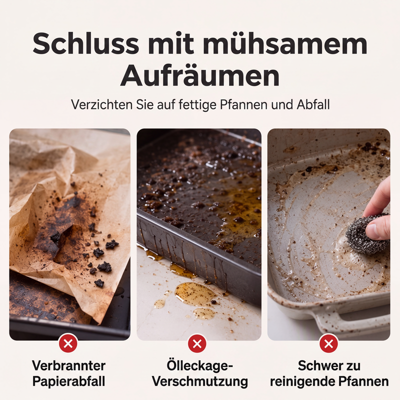 Wiederverwendbare Antihaft-Silikon-Backmatte