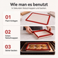 Wiederverwendbare Antihaft-Silikon-Backmatte
