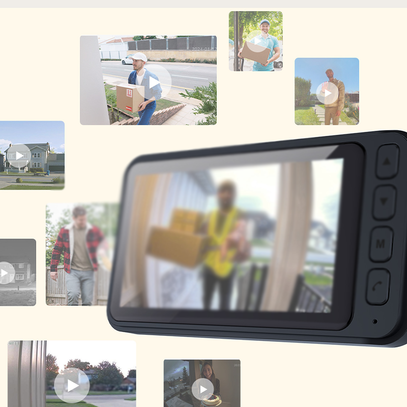 📹 Spare 50%! 🔔 Kabellose Video-Türklingel mit Bildschirm – einfache Einrichtung & klare Sicht (keine Speicherkarte im Lieferumfang enthalten)✨