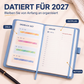 🍃🏆 Sonderpreis am letzten Tag: 9,98 £ ! 📅A5 2027 Tagebuch-Notizbuch mit einer Seite pro Tag ✨