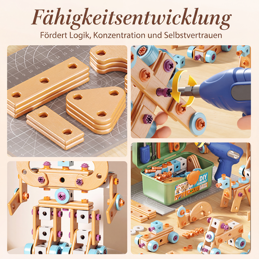 📢📢 JETZT 50 % RABATT!! ⏰Pädagogisches DIY-Werkzeugset für Kinder