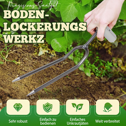 📢📢50% RABATT !!⏰Kompaktes 2-Zahn-Garten-Unkrautstecher-Werkzeug