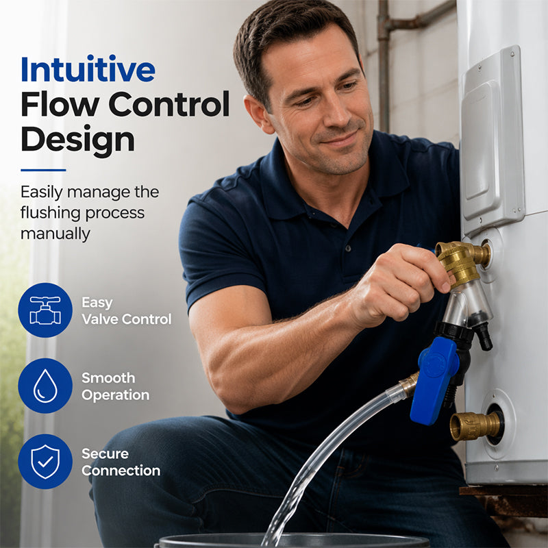Reinigungswerkzeug für Warmwasserbereiter – ohne Demontage, für Gas- & Elektrosysteme 🛠️💧
