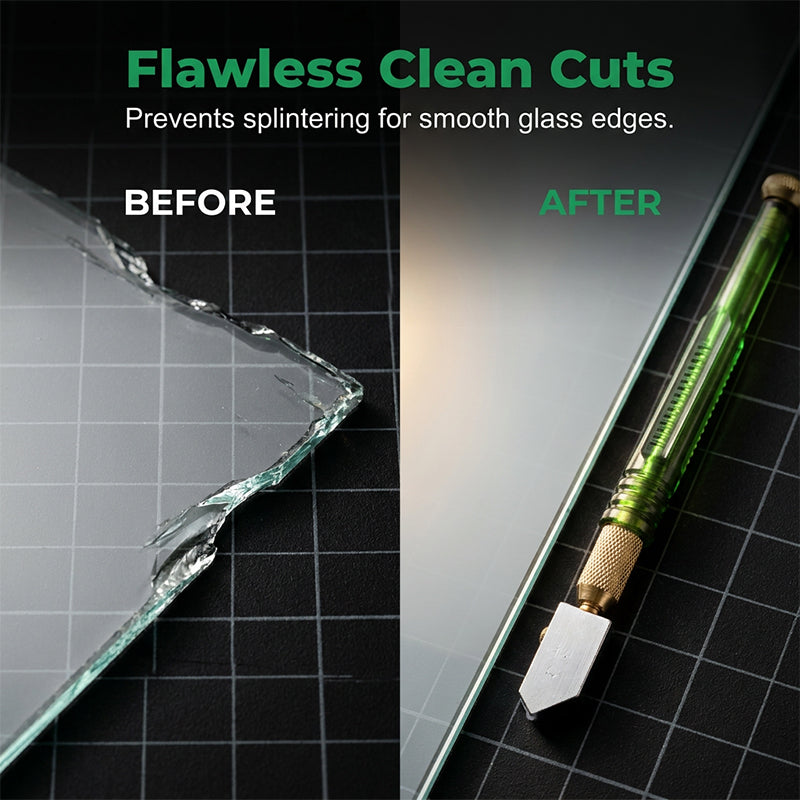 ✂️ Präzisions-Glasschneider mit Legierungs-Schneidrad