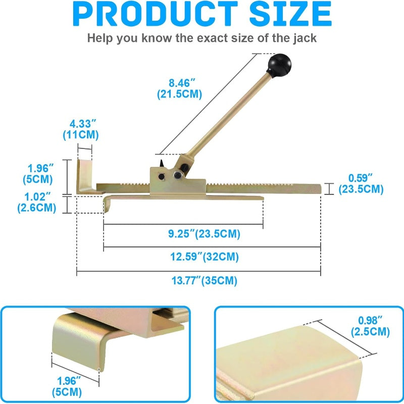🔥 50 % Rabatt! 🔧 Profi-Dielenheber mit Ratschenmechanismus – Montagehilfe für Laminat, Parkett & Holzböden