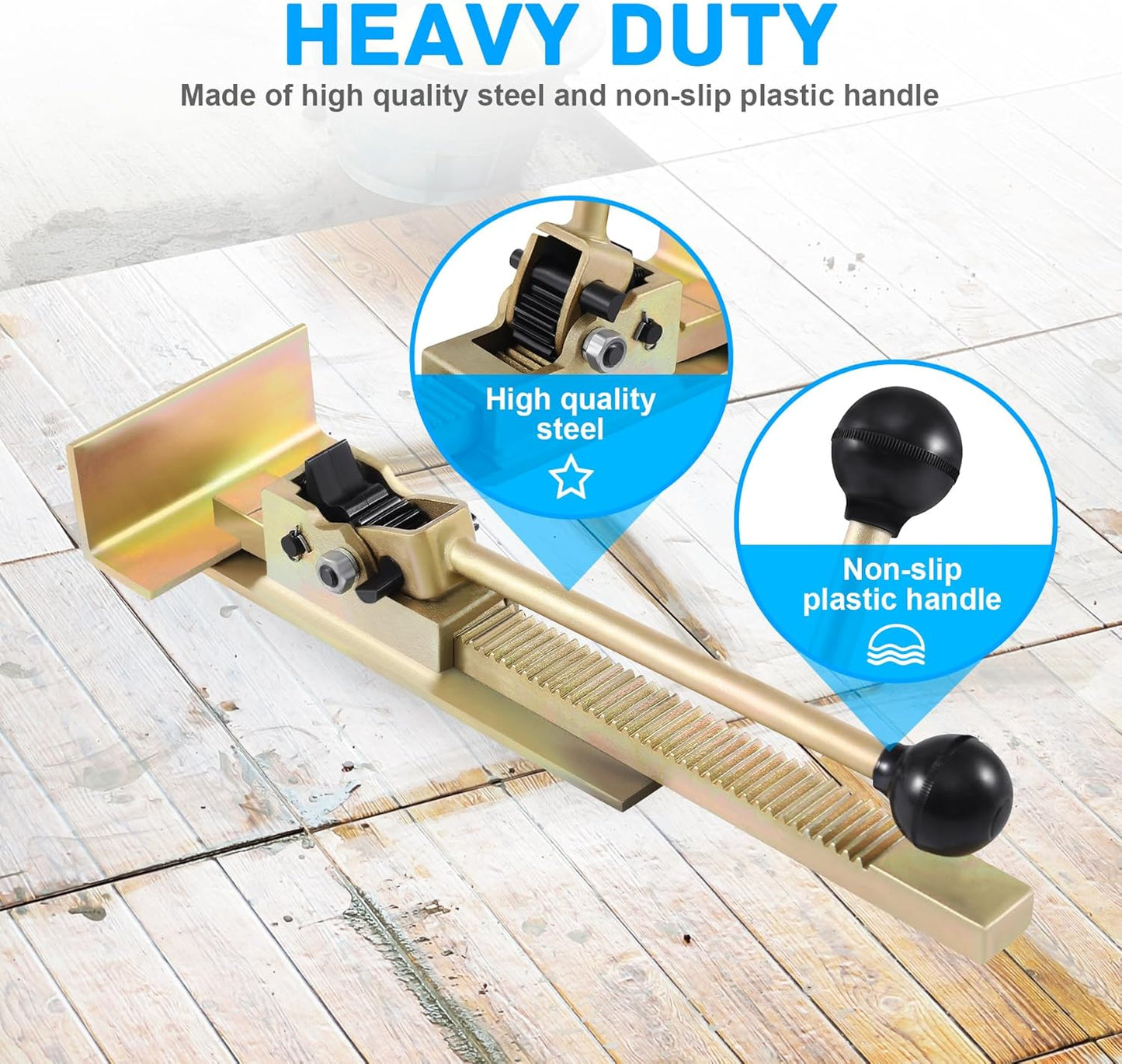 🔥 50 % Rabatt! 🔧 Profi-Dielenheber mit Ratschenmechanismus – Montagehilfe für Laminat, Parkett & Holzböden