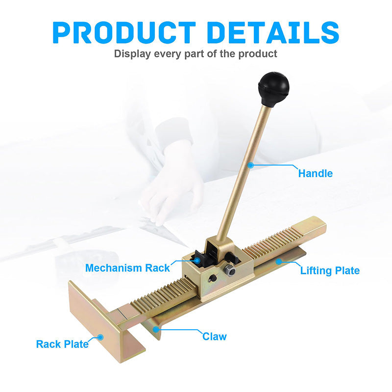 🔥 50 % Rabatt! 🔧 Profi-Dielenheber mit Ratschenmechanismus – Montagehilfe für Laminat, Parkett & Holzböden