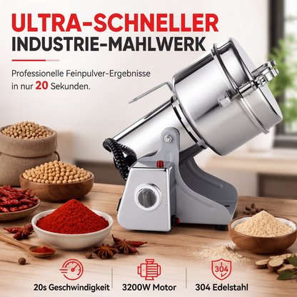 📢📢Elektrische Mühle aus Edelstahl für trockene Zutaten, 150–1000 g