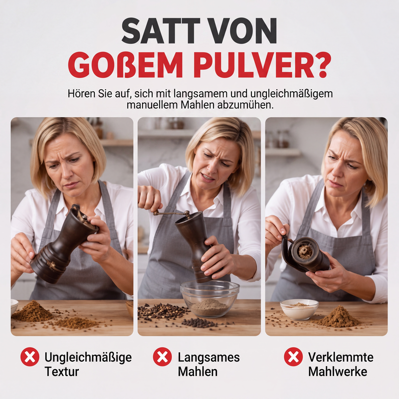 📢📢Elektrische Mühle aus Edelstahl für trockene Zutaten, 150–1000 g