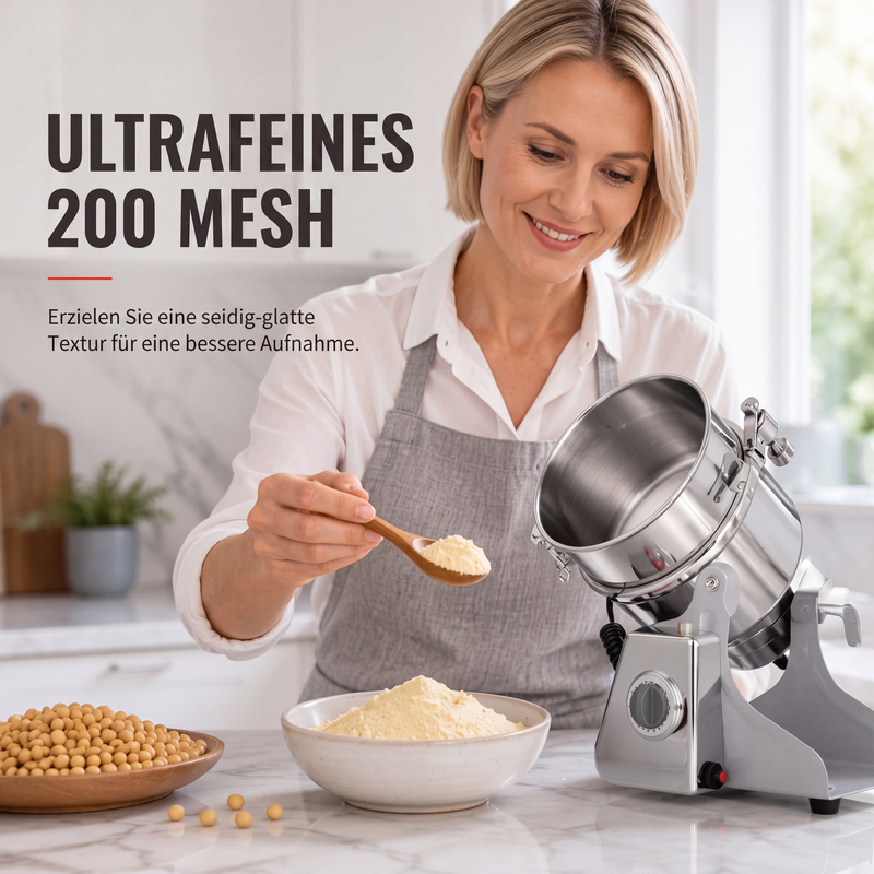 📢📢Elektrische Mühle aus Edelstahl für trockene Zutaten, 150–1000 g