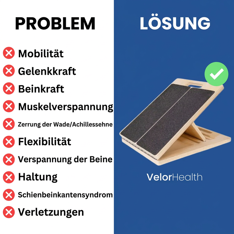 📢📢 Verstellbares Holz-Schrägbrett für Waden- und Beintrainin