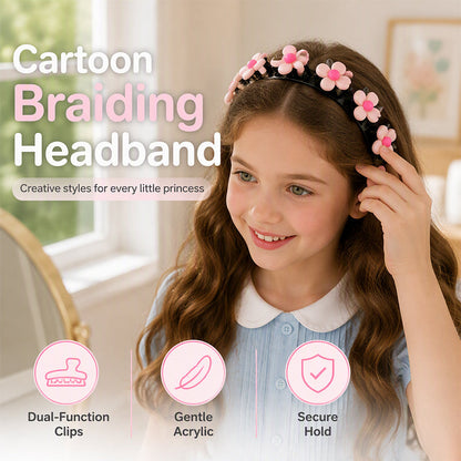 🔥 50% sparen!💖 13 süße Motive zum Kombinieren – Kinder-Haarband mit dekorativen Mini-Clips – perfekt für kleine Prinzessinnen 👑